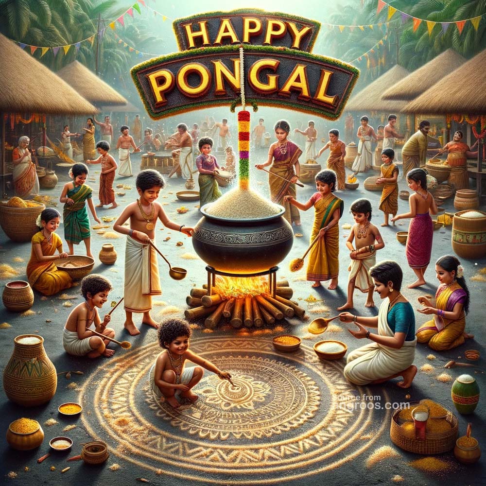 Pongal wishes for kids
