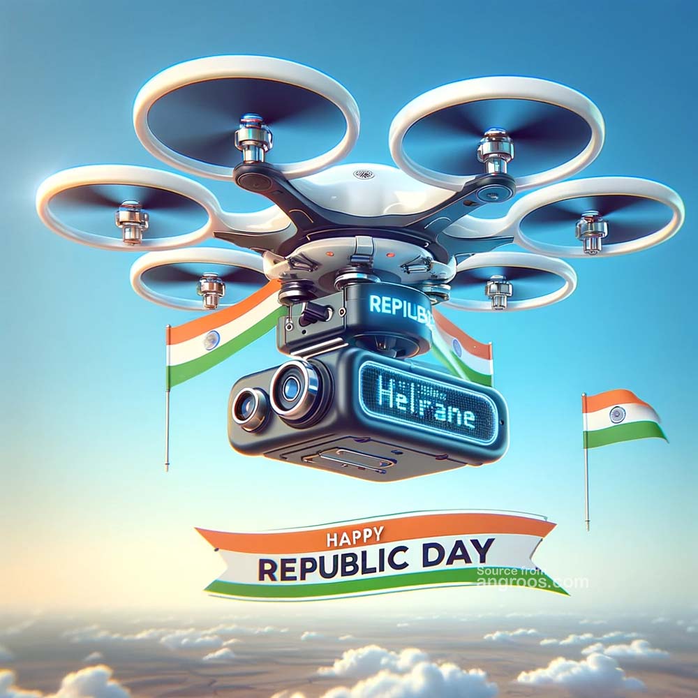 Republic Day Images with Drone