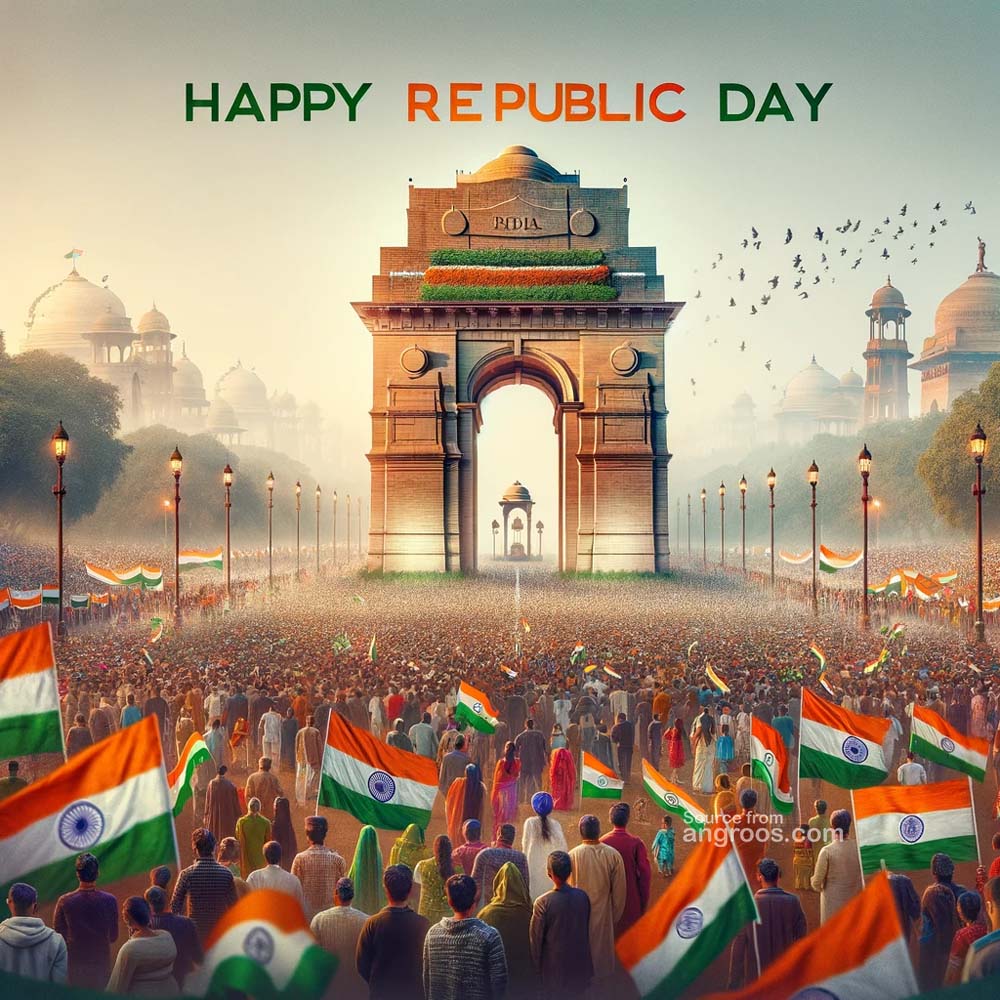 Happy Republic Day Image with history