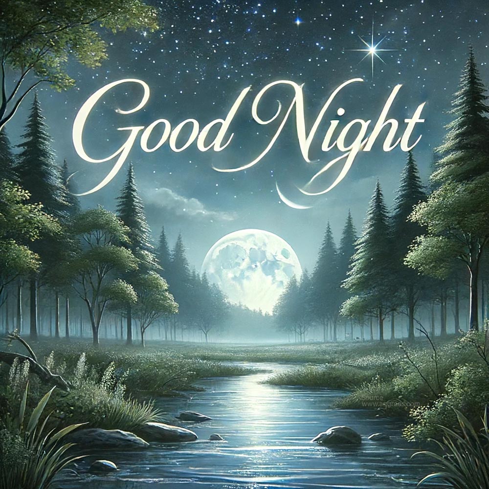 A serene good night wish image India's Favourite Online Gift Shop