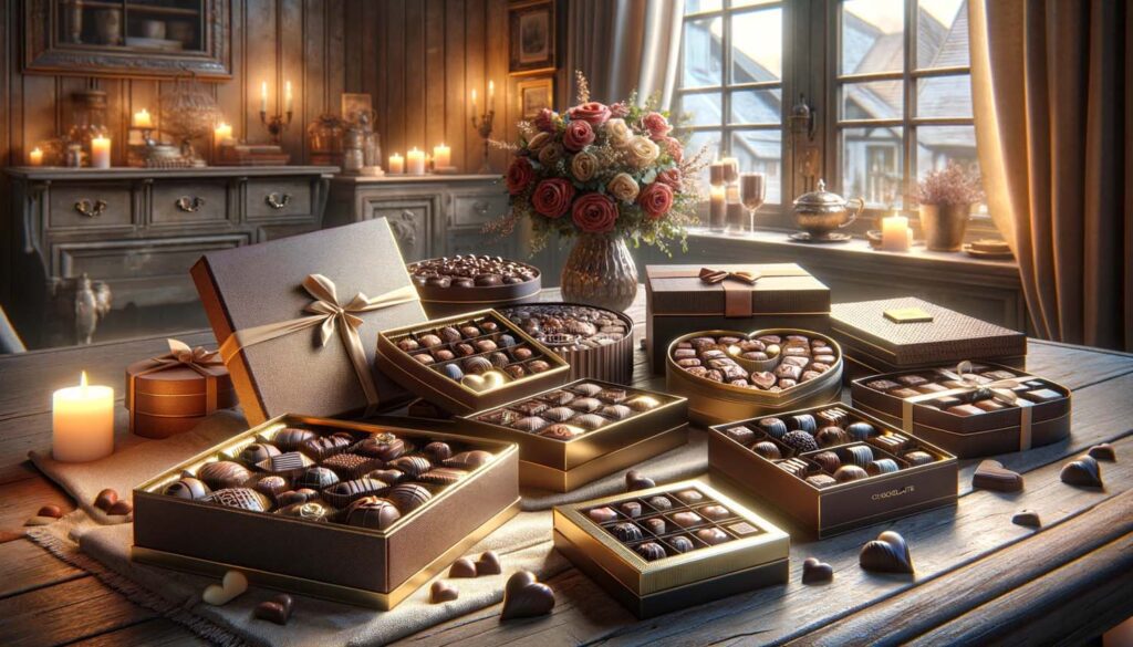 Chocolate Boxes A popular gift