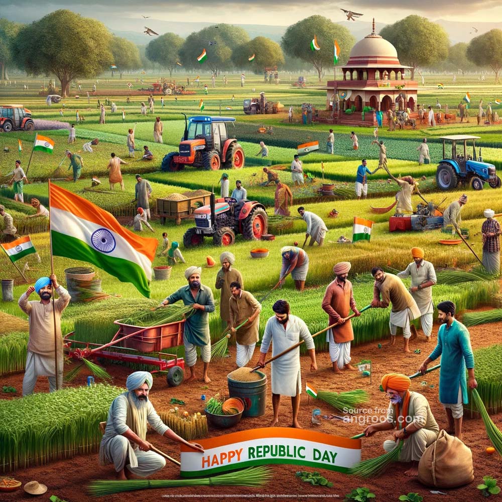 proud Republic Day greetings for farmers
