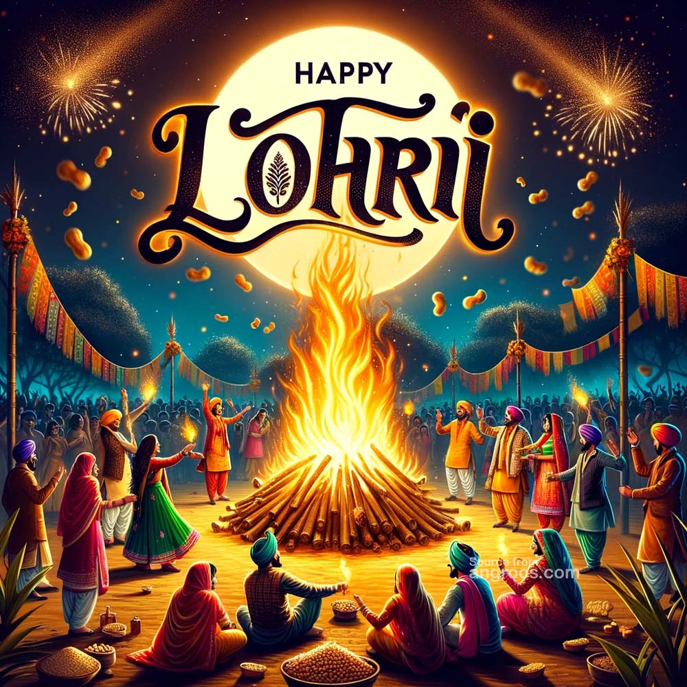 Ritualistic celebrations of Lohri