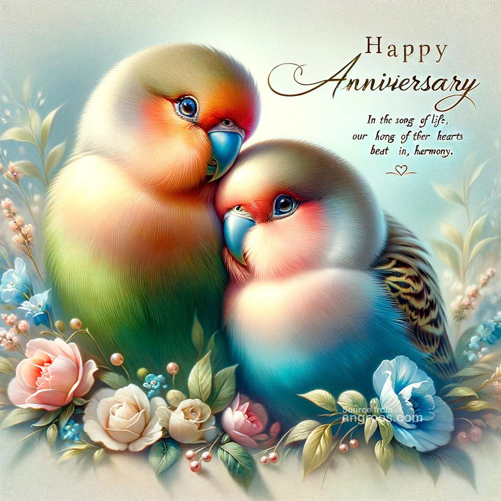 Happy Anniversary lovebirds