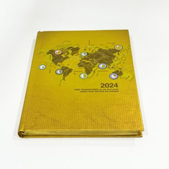 2024 World Map Designed Diary – Explore the Year Ahead in Style