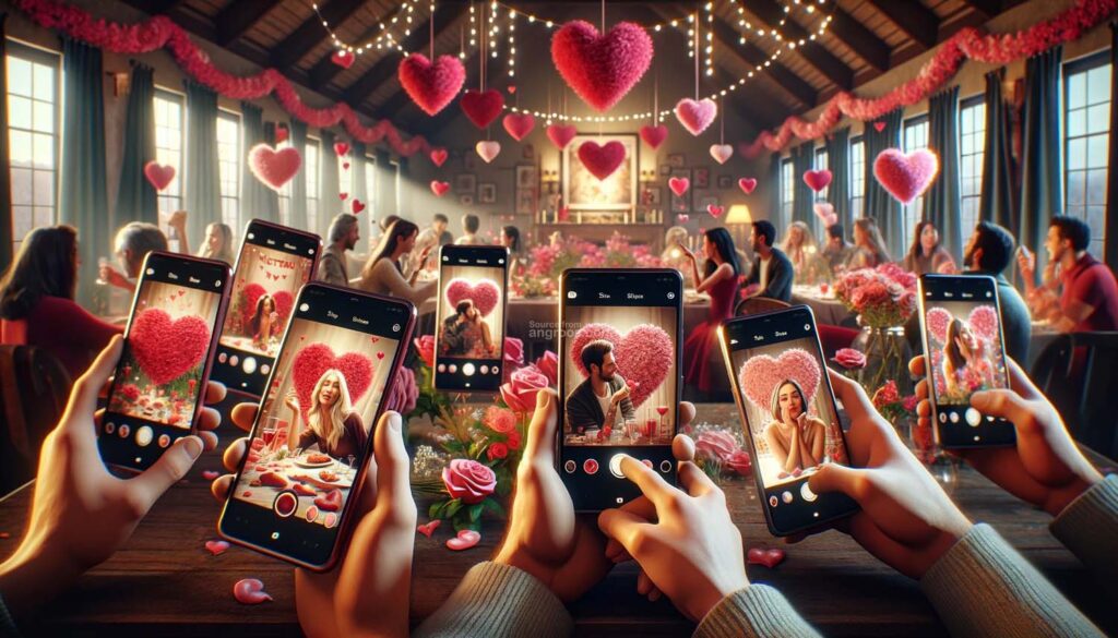 Photo Filters Valentine-themed social media filters