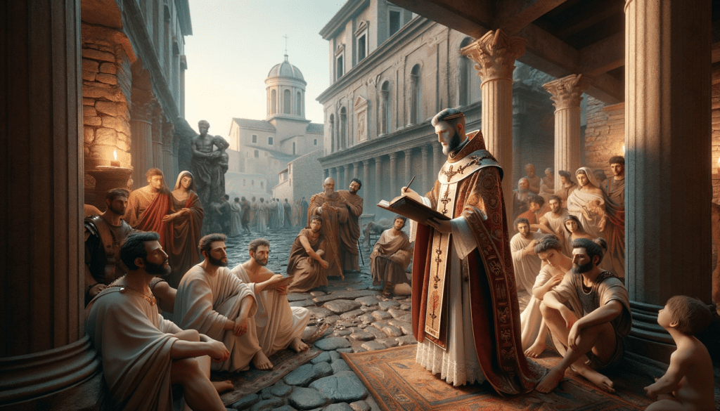 Roman Priest Saint Valentine's Role in Rome