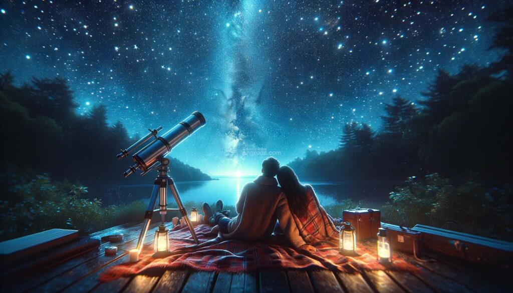Stargazing A romantic night activity.
