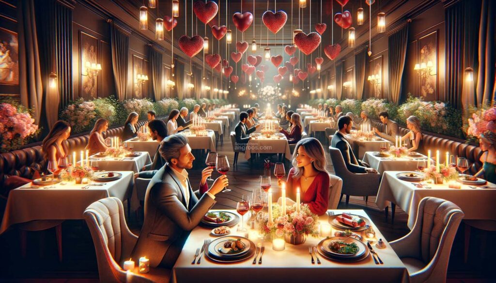 Valentine's Day Dinners Romantic dining experiences.