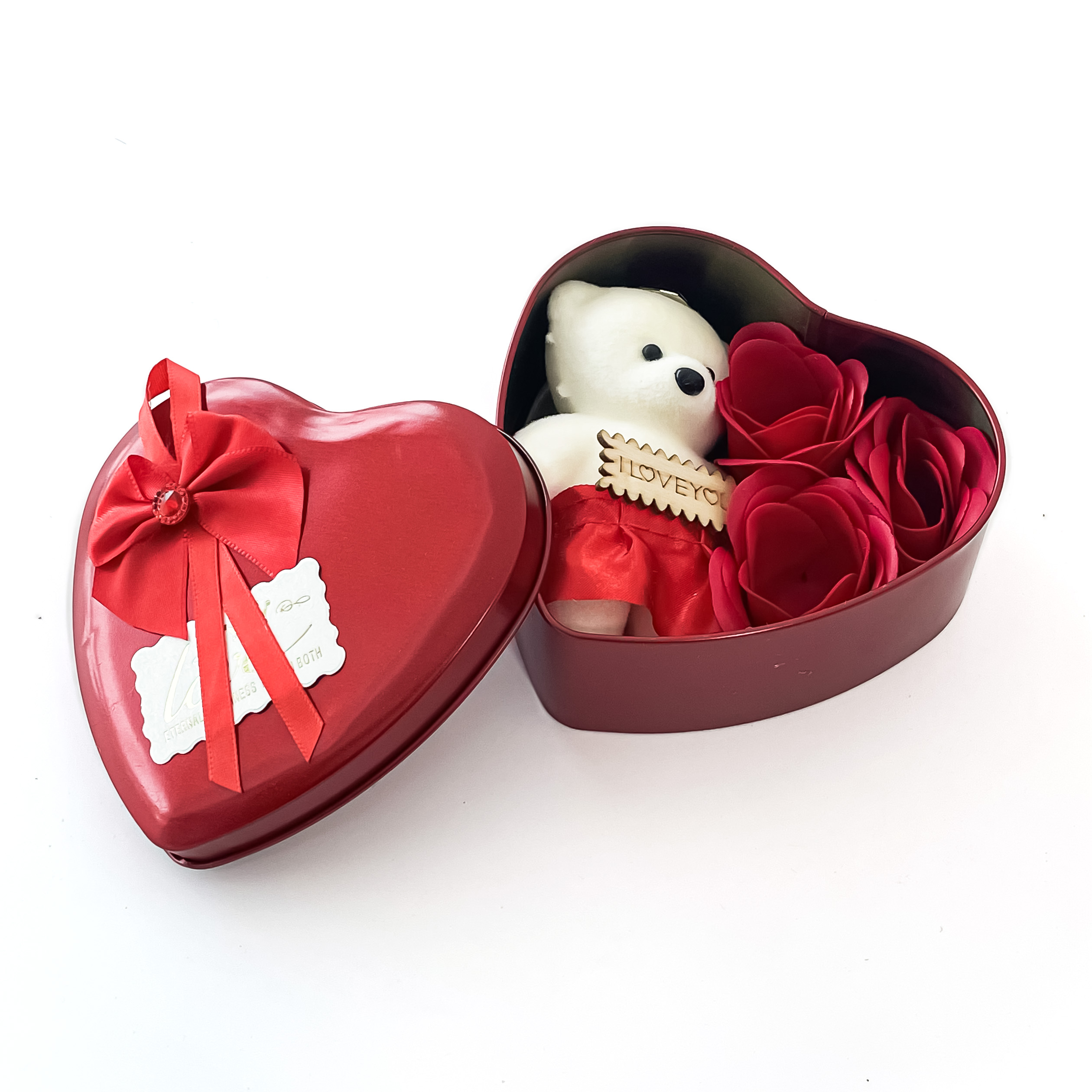 Way To Celebrate Valentine's Day Chocolate-Scented Plush Teddy Bear in  Deluxe Gift Box, Gray - Walmart.com