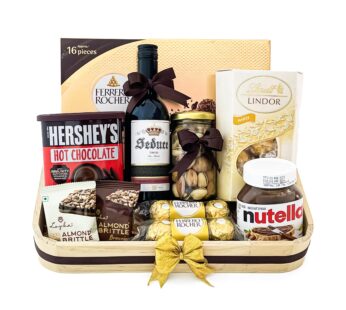 Enchanting Gift Set for women’s day including wines and chocolate