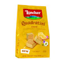 Loacker quadratini cheese