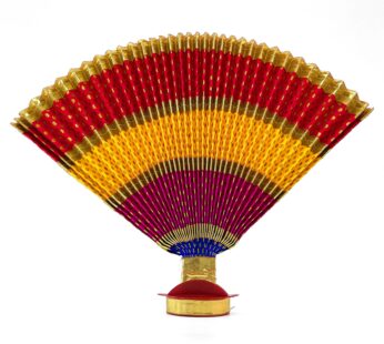 Exquisite Multi-color ThiruUdayada with Stand (12-inch Height)