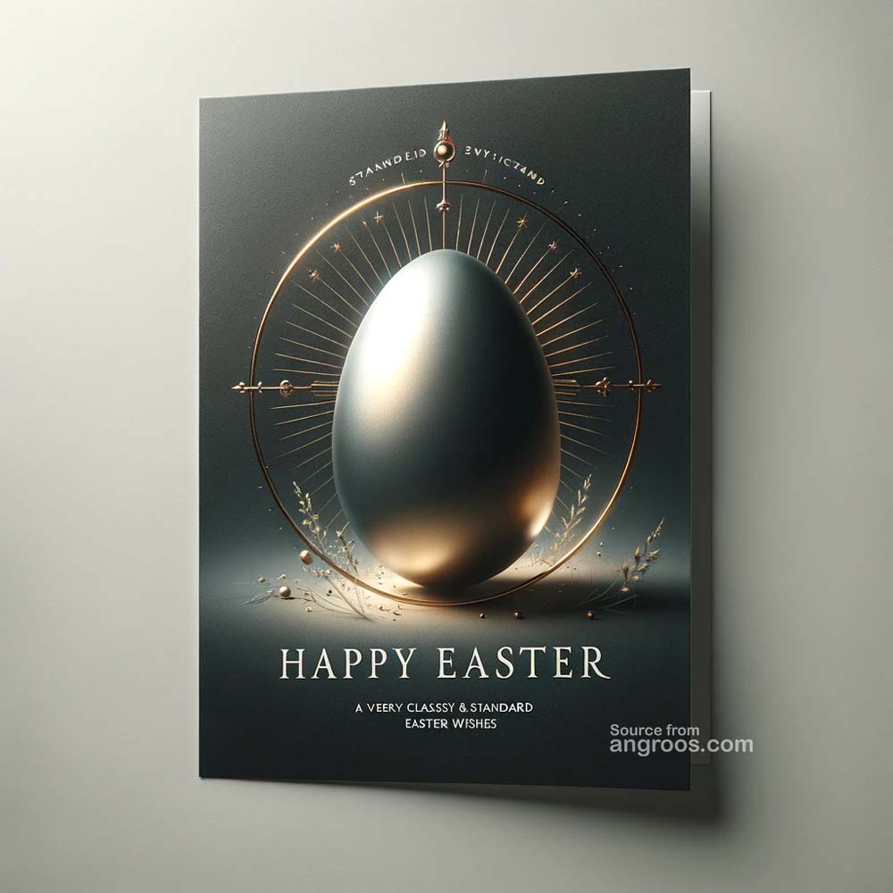DALL┬╖E 2024 03 28 15.01.17 Produce an ultra realistic image for a very classy and standard Easter wishes card. The card should display understated elegance with a design that c India's Favourite Online Gift Shop