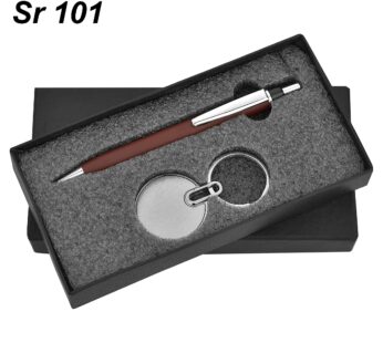 Premium Metal Pen and Keychain Gift Set