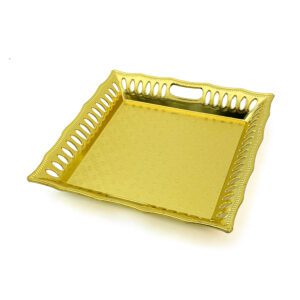 Gold plated tray
