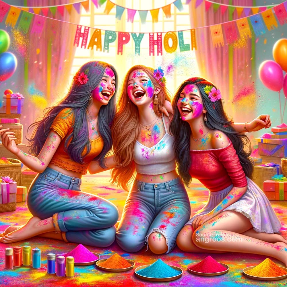 Holi greetings for friends
