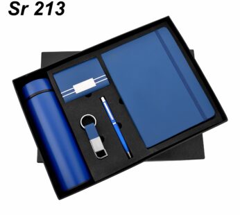 Ultimate Blue Themed Combo Gift Set – Pen, Notebook Diary, Keychain, Bottle, Vacuum Mug – 12in x 12in x 2in