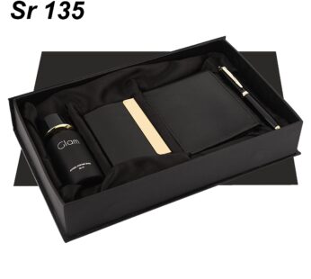 Executive Metal & Leather Gift Set | 8-inch Dimensions