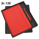 red color pen and diary gift set