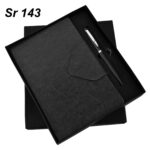 Unique Black color pen and diary gift combo