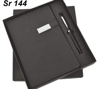 Celestial Black Pen and Diary Gifts Combo (8″ x 5″ x 1.5″) – Perfect for Corporate Gifting