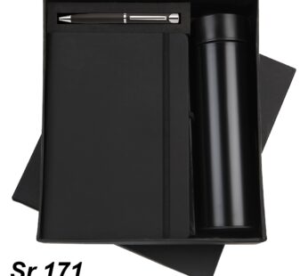 Elegant Combo Gift Set with Bottle, Pen, and Diary | L-9.5″ x W-9.5″ x H-3.5