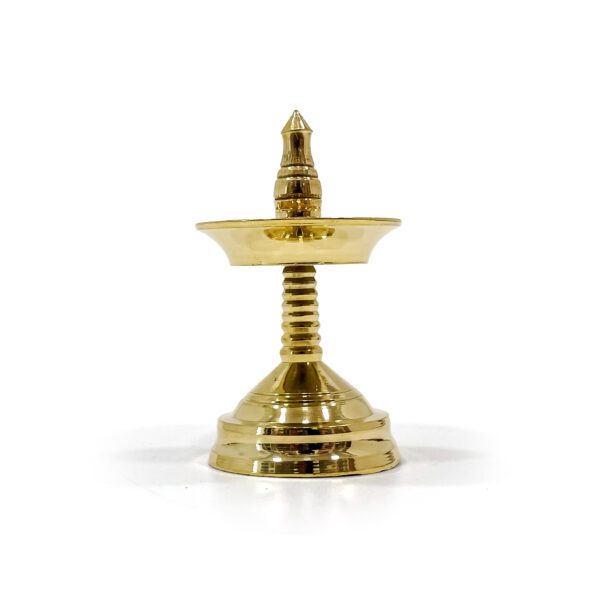 Brass Golden Nilavilakku for pooja