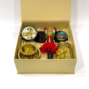 Kerala traditional souvenir gift hamper filled with handcrafted treasures