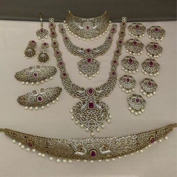 Majestic Complete Bridal Imitation Jewelry Set