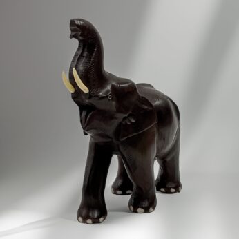 The Rosewood Elephant Decor(H-10 Inch) with Trunk Up