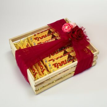 Chocolate gift hamper for girls for engagement or bride seeing ceremony