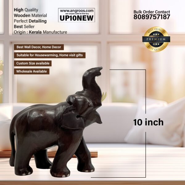 Rosewood Elephant  Decor