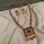 Square Imitation Jewelry Set