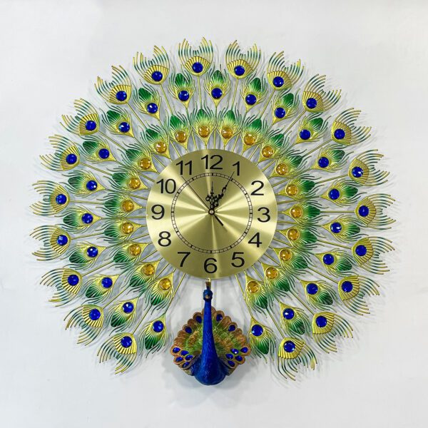 Luxury Peacock 3D Wall Clock