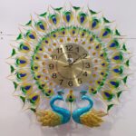 Luxury Peacock Clock