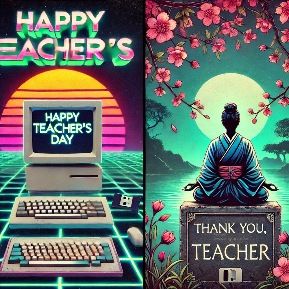 Two completely unique and different Teachers Day images India's Favourite Online Gift Shop