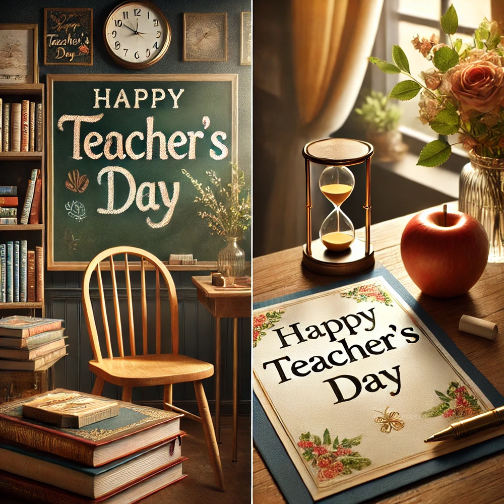 Two realistic images for Teachers Day India's Favourite Online Gift Shop