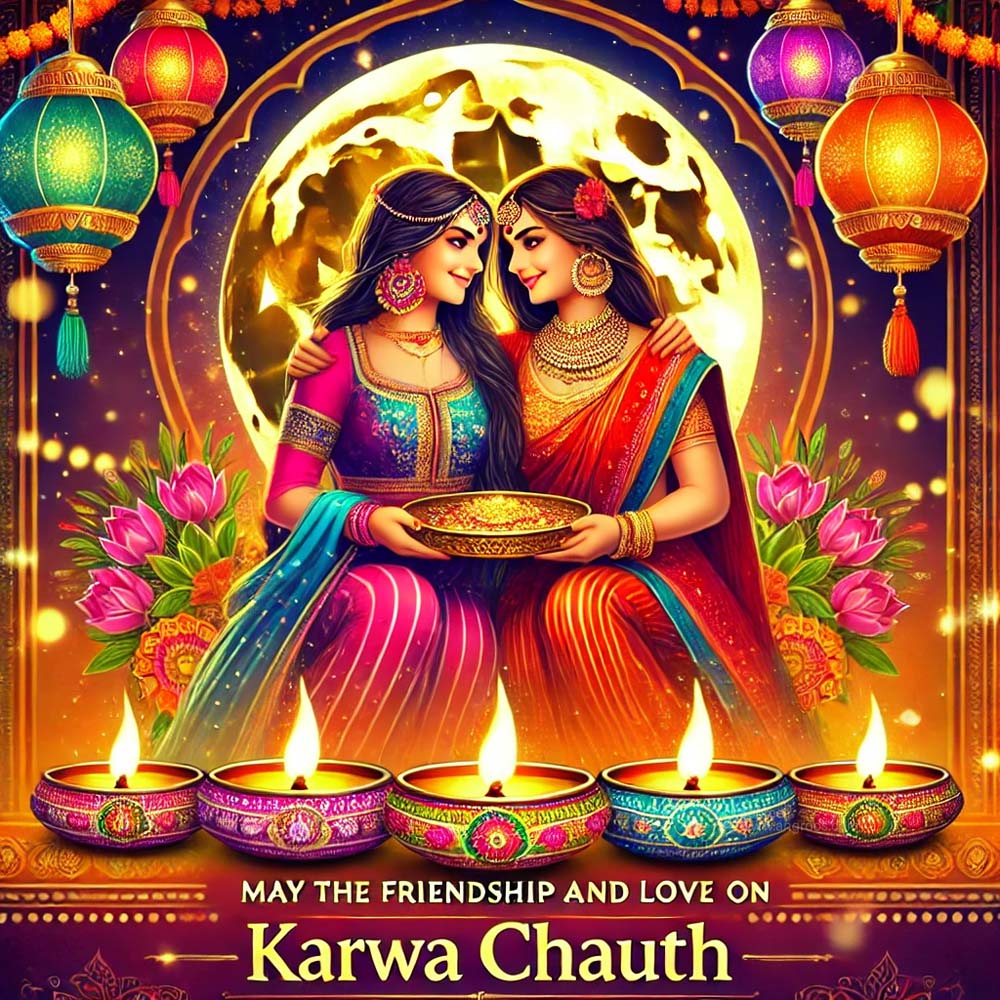 Karwa Chauth image featuring two women India's Favourite Online Gift Shop