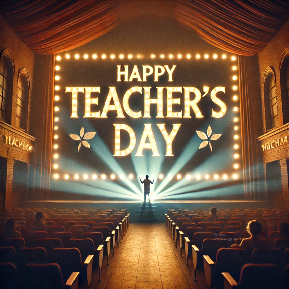 Teachers Day image with a cinematic theme India's Favourite Online Gift Shop