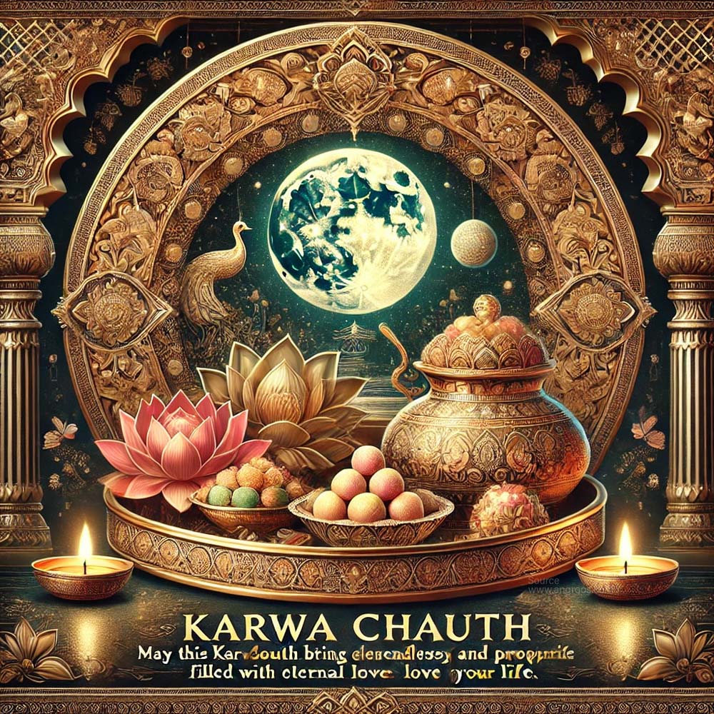 traditional yet royal Karwa Chauth celebration image India's Favourite Online Gift Shop